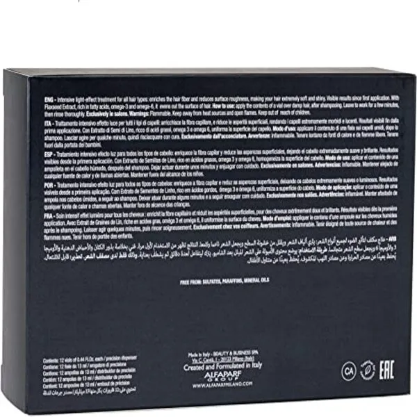 Tratamiento Intensivo Alfaparf Essential Oil 12 Ampolletas - Imagen 5