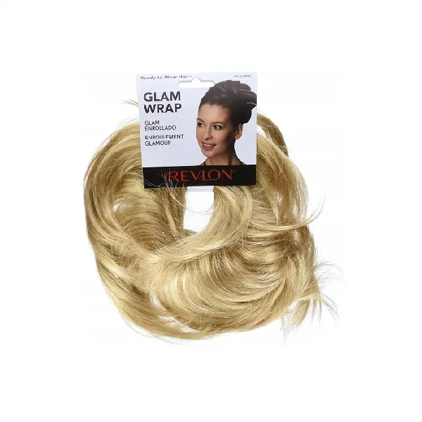Chongos Donas Postizos Revlon Glam Wrap, Fibra De Kanekalon (DARK BLONDE)