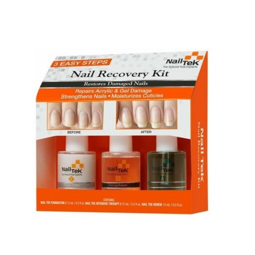 Kit Restaurador Para Uñas Dañadas Nail Tek Recovery Kit