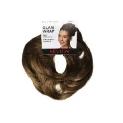 Chongos Donas Postizos Revlon Glam Wrap, Fibra De Kanekalon (MEDIUM BROWN)
