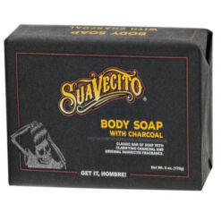 Jabón En Barra Corporal Con Carbón Suavecito Body Soap With Charcoal