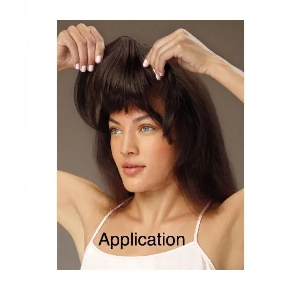 Fleco Postizo, Flequillo Revlon Clip Lok Bangs (DARK BLONDE) - Imagen 2