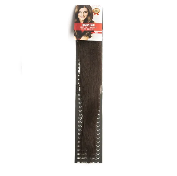 Extensiones Cabello 100% Natural Revlon Halo 14″ #2 (Castaño Oscuro) - Imagen 5