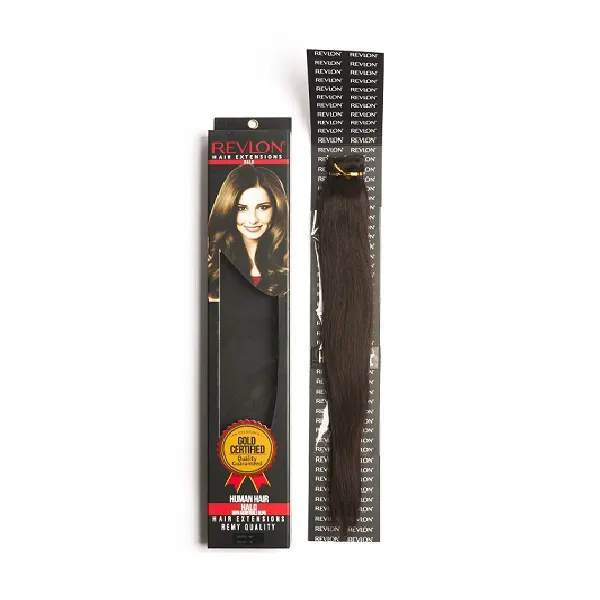 Extensiones Cabello 100% Natural Revlon Halo 14″ #2 (Castaño Oscuro)