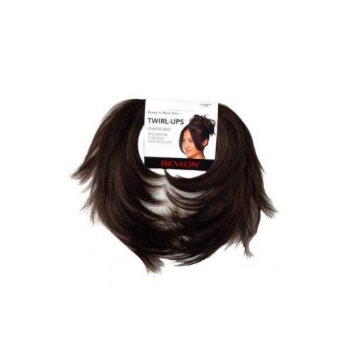 Chongo Postizo Revlon Twirl Ups, Fibra De Kanekalon (DARK BROWN)