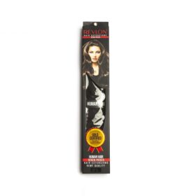 Extensiones De Clip Seven Piece Cabello 100% Natural Revlon 18" #1B (Castaño Oscuro)