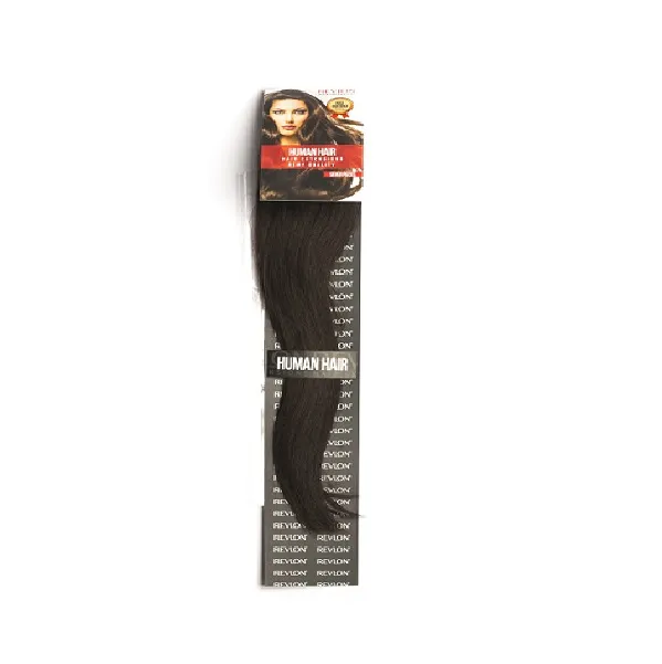 Extensiones De Clip Seven Piece Cabello 100% Natural Revlon 18" #1B (Castaño Oscuro) - Imagen 5