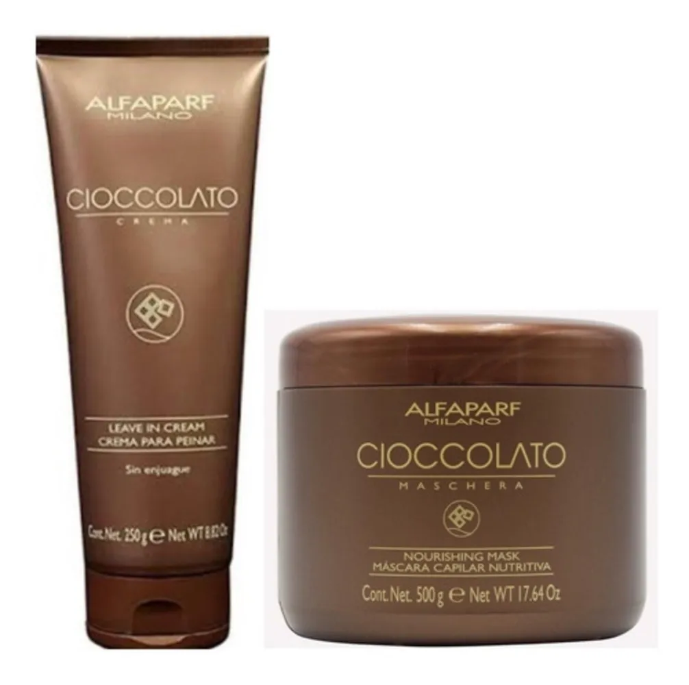 Cioccolato Leave In Crema Para Peinar Nutritiva Alfaparf250g - Imagen 2