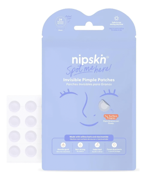 Parches Invisibles Para Granos Acne Nipskin 24 Piezas