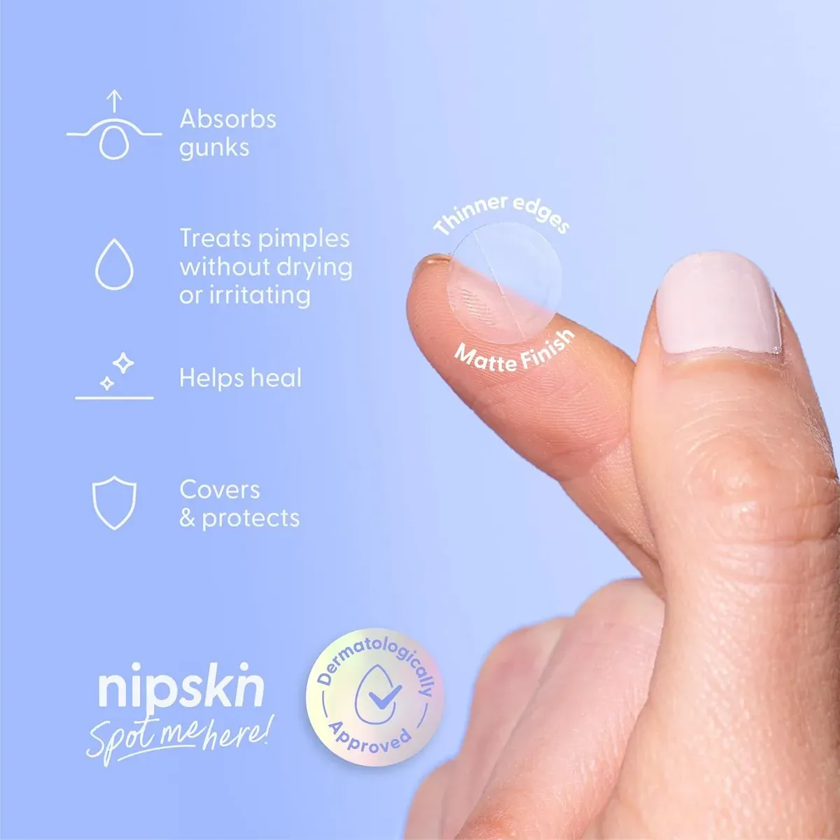 Parches Invisibles Para Granos Acne Nipskin 24 Piezas - Imagen 3