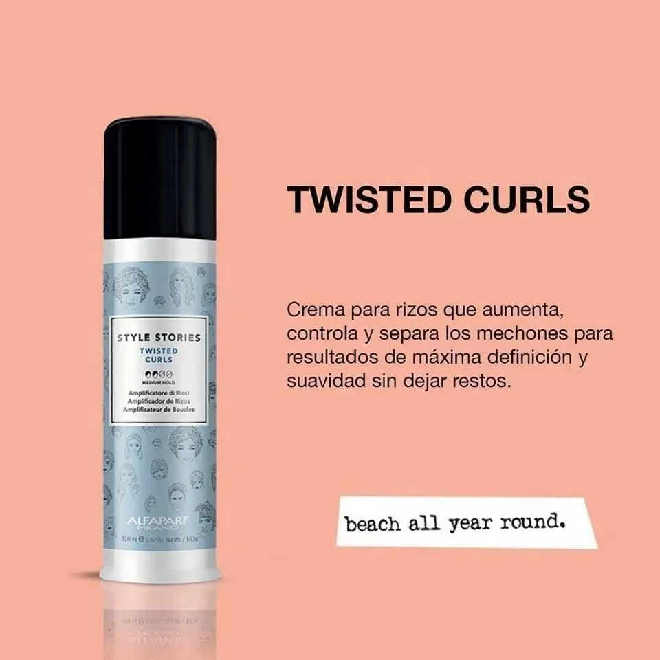 Crema Para Amplificar Rizos Alfaparf Twisted Curls 100 Ml - Imagen 2