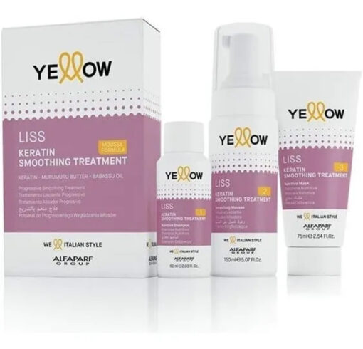 Tratamiento Alisador Progresivo Cabello Alfaparf Yellow Kit
