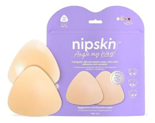 Nipskin Pezoneras Triangulares De Silicona Adherible - Vanilla