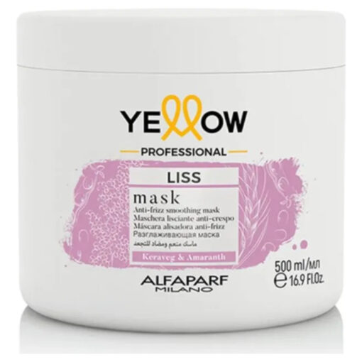Mascarilla Alisadora Para Cabello Yellow Liss Mask 500 Ml
