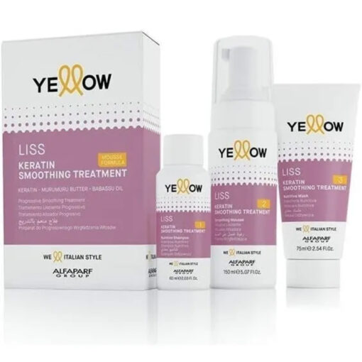 Tratamiento Alisador Progresivo Cabello Alfaparf Yellow Kit