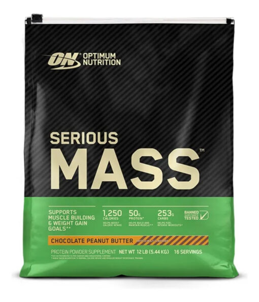 Suplemento On Proteina Serious Mass Chocolate Peanut 12 Lb