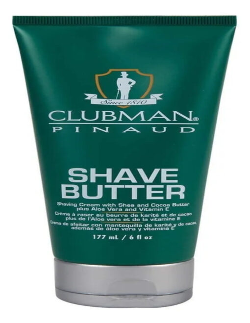 Crema Para Afeitar Clubman Pinaud Shave Butter 6oz.