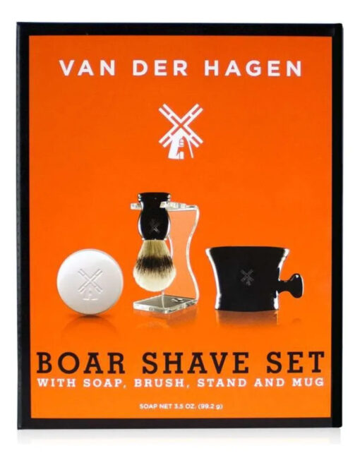 Kit De Afeitado, Bowl, Brocha, Jabon Y Base Van Der Hagen