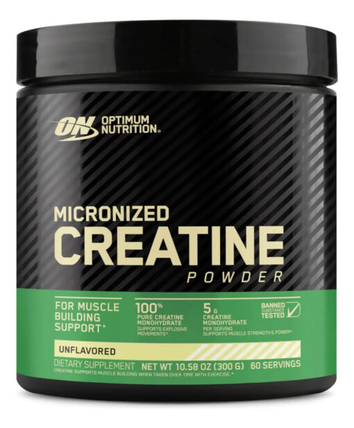 Creatina Micronizada Optimum Nutrition 300g Powder On