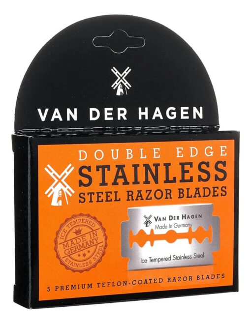 Navajas Doble Filo Para Afeitar Van Der Hagen Pack De 5