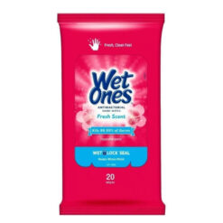 Wet Ones Fresh Toallitas Húmedas Antibacteriales - 20 Unid