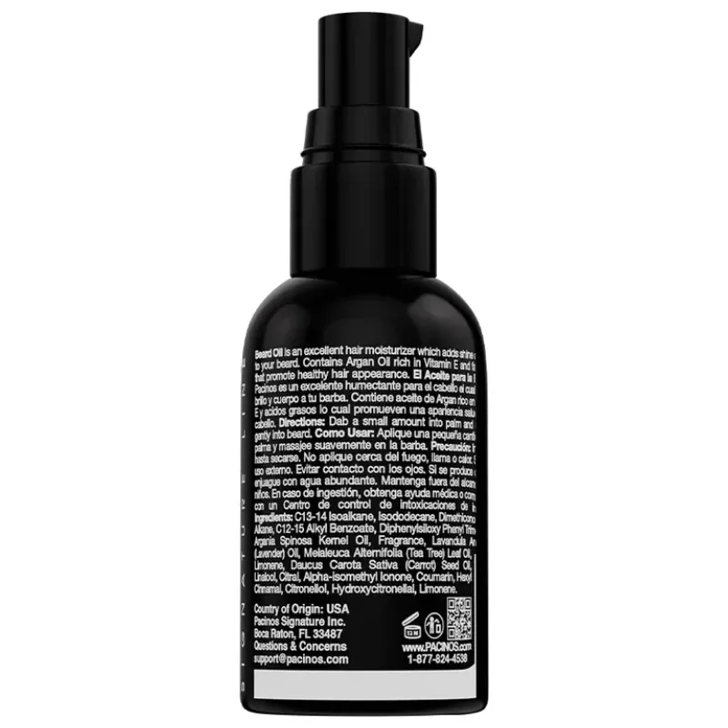 Aceite Para Barba Pacinos Beard Oil 60 Ml - Imagen 3