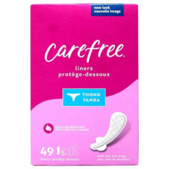 Protectores Diarios Carefree Thong Tanga Pack De 49