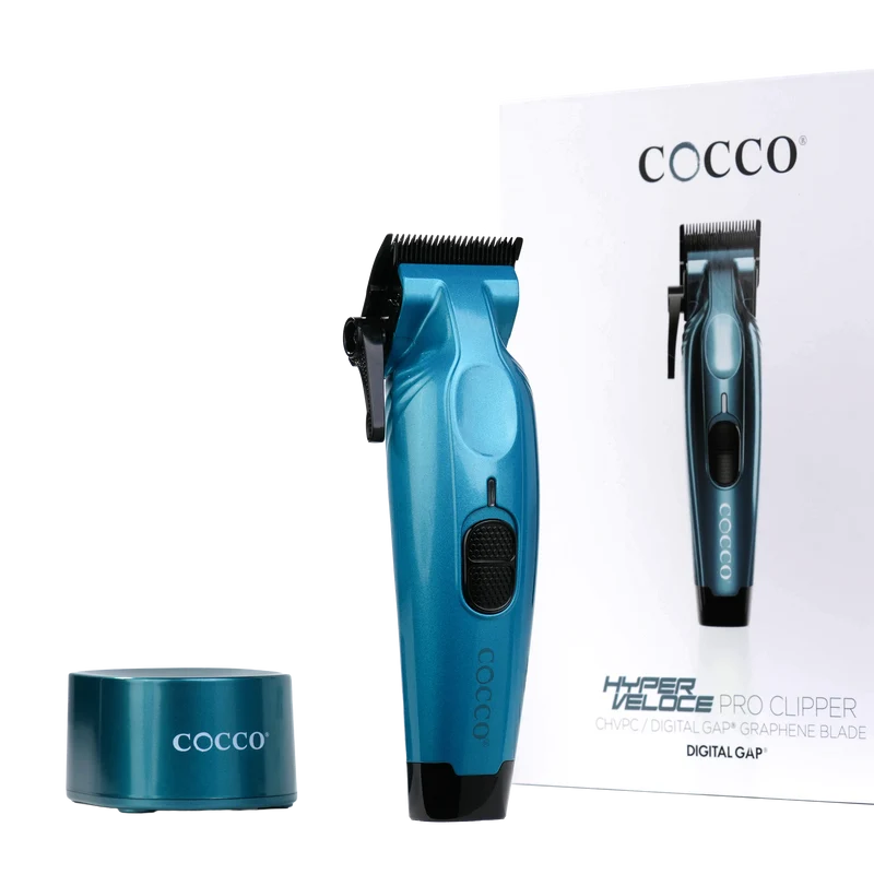 Cortadora De Pelo Profesional Cocco Hyper Veloce Clipper Azul/Dark Teal - Imagen 7
