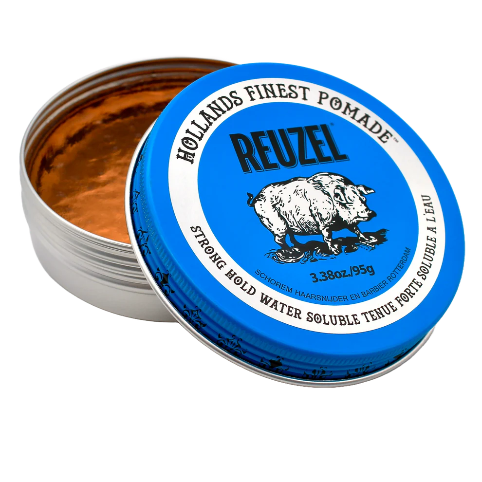 Pomada para cabello Reuzel Azul Fijación Fuerte a Base de Agua 95g