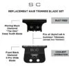 Set Cuchillas De Repuesto Trimmers Stylecraft Black Diamond - Imagen 3