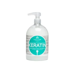 Kallos Shampoo Keratin 1000ml Queratina Y Proteína De Leche