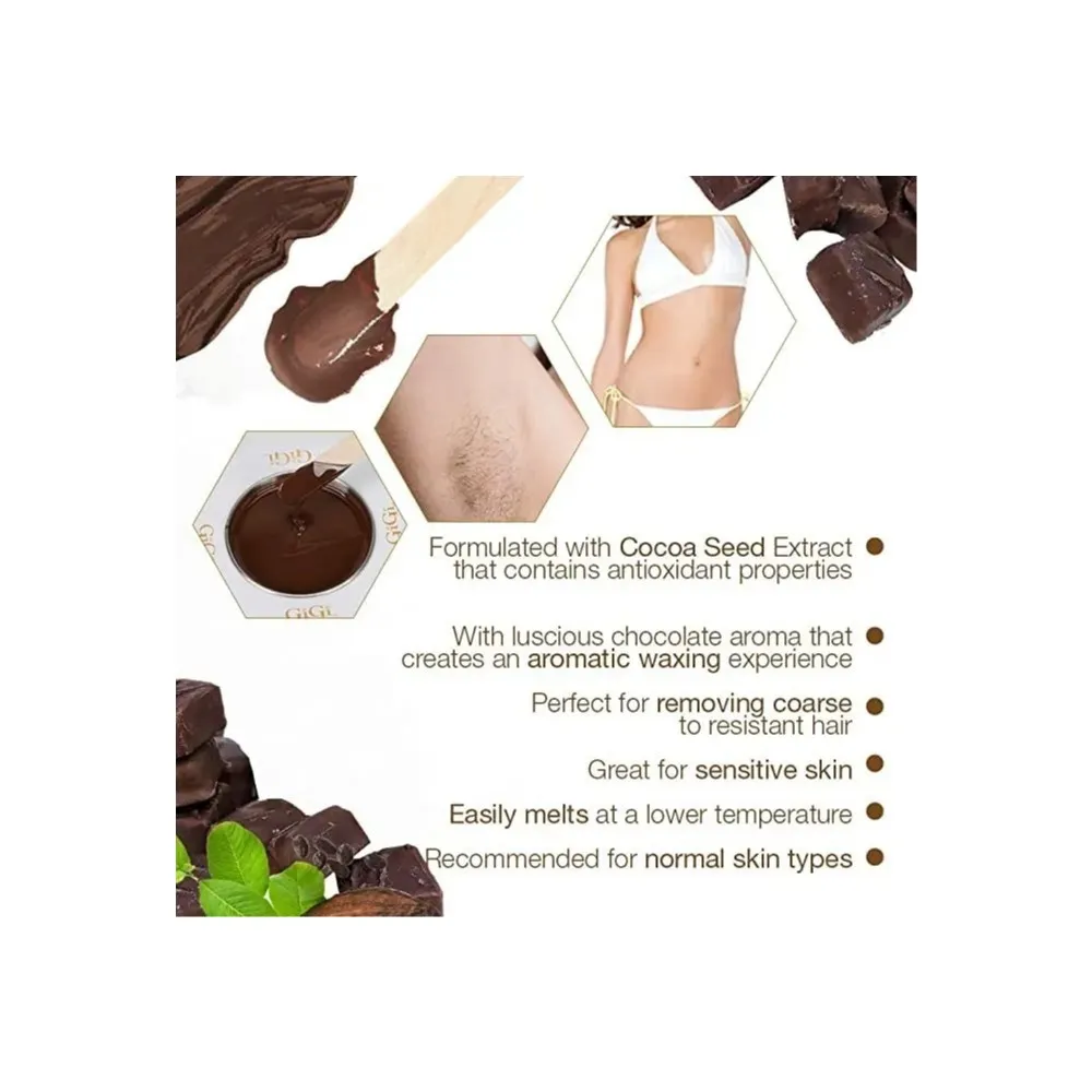 Cera Para Depilar Gigi Milk Chocolate Infused 396 Gr