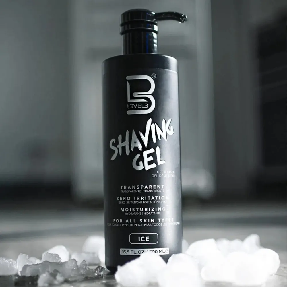 Gel Para Afeitar Shaving Gel Level 3 Ice Barberia 500 Ml