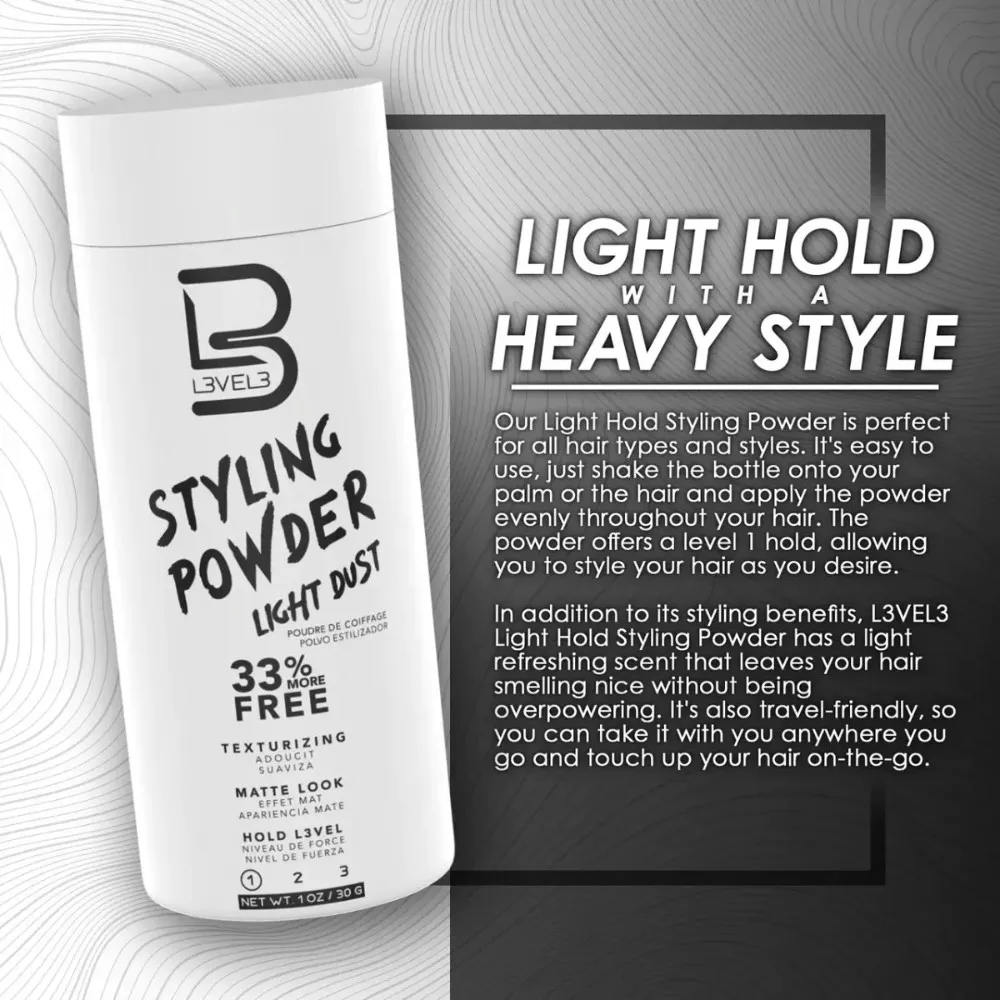 Polvo Para Volumen Fijacion Level3 Styling Powder Light Dust