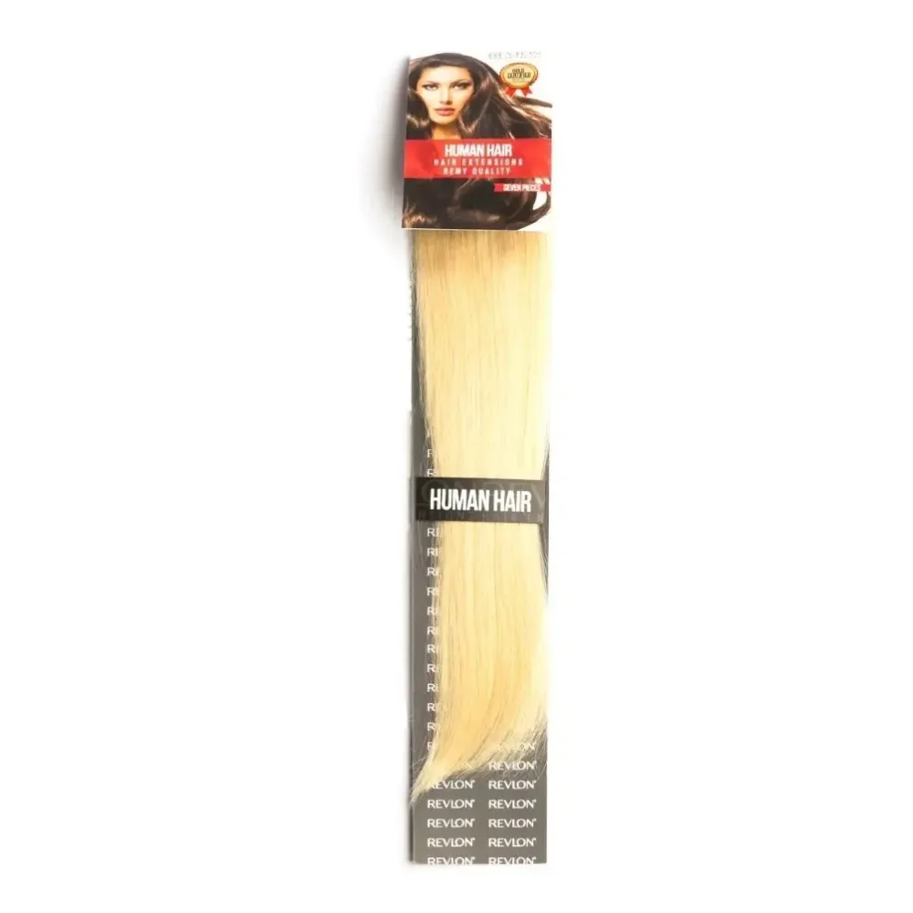 Extensiones De Clip Cabello 100% Natural Revlon 18 Col #613 613