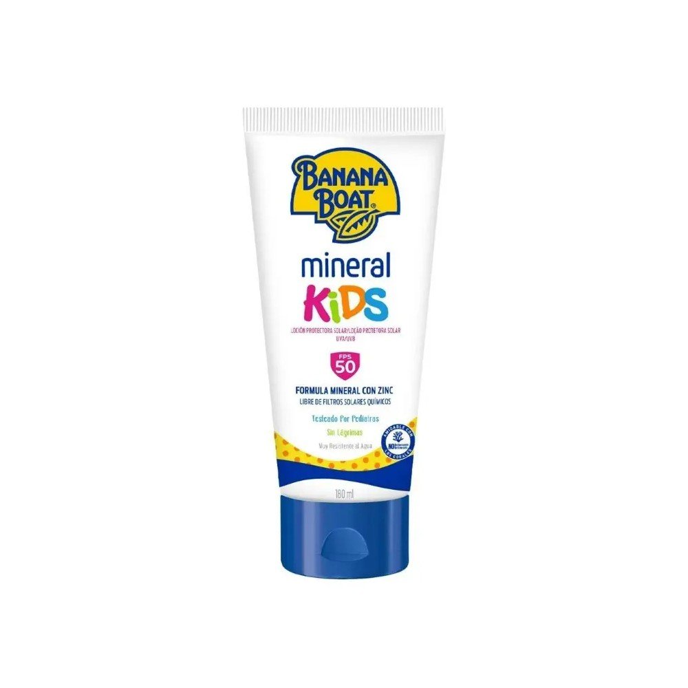 Protector Solar Banana Boat Mineral Kids Fps 50 180ml