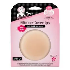 Pezonera De Silicon Cubrepezon Reutilizable Talla 2 Light Beige Liso