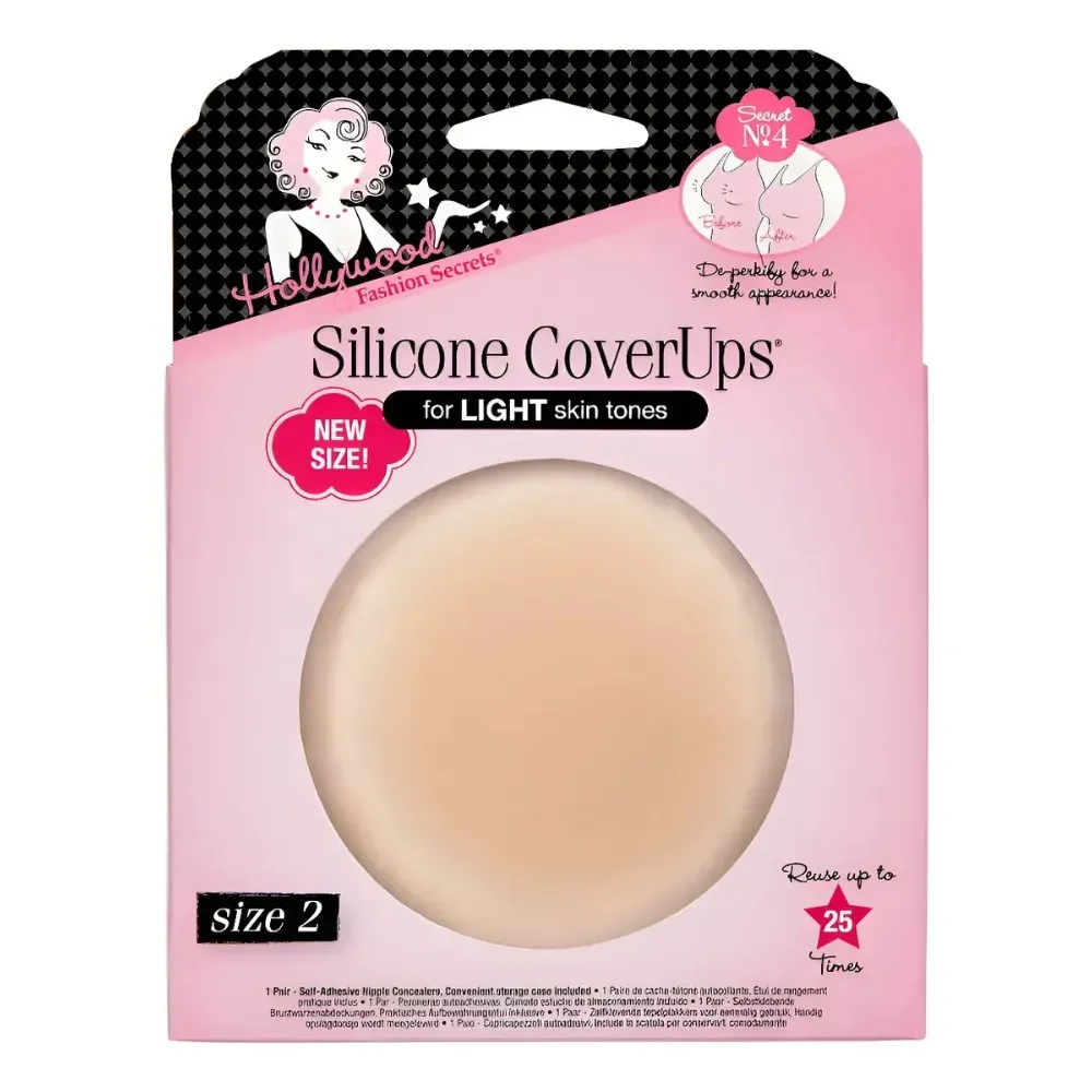 Pezonera De Silicon Cubrepezon Reutilizable Talla 2 Light Beige Liso