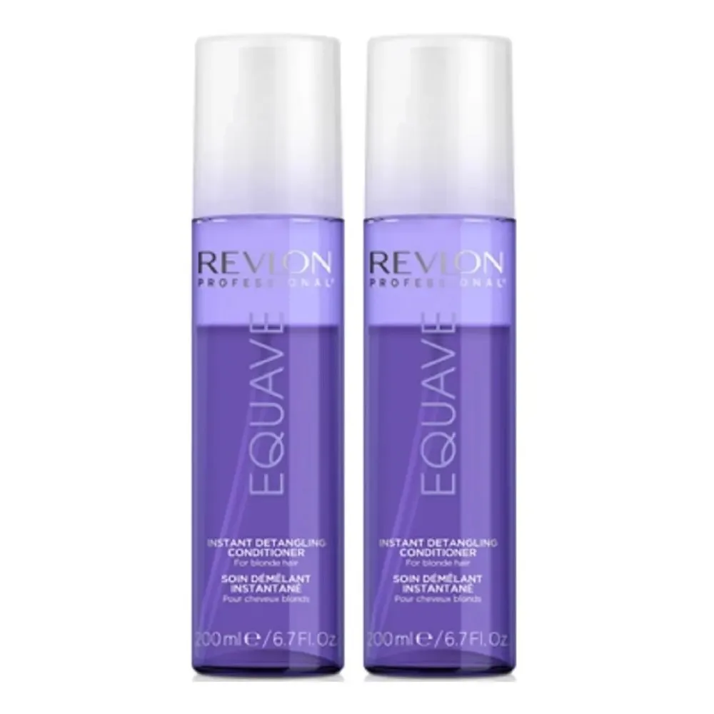 Acondicionador Revlon Equave 200ml Blonde Detanglin 2 Piezas