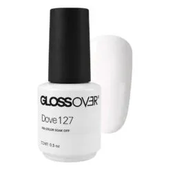 Gel Semipermanente Gloss Over Gelov Dove 127 Blanco 15ml