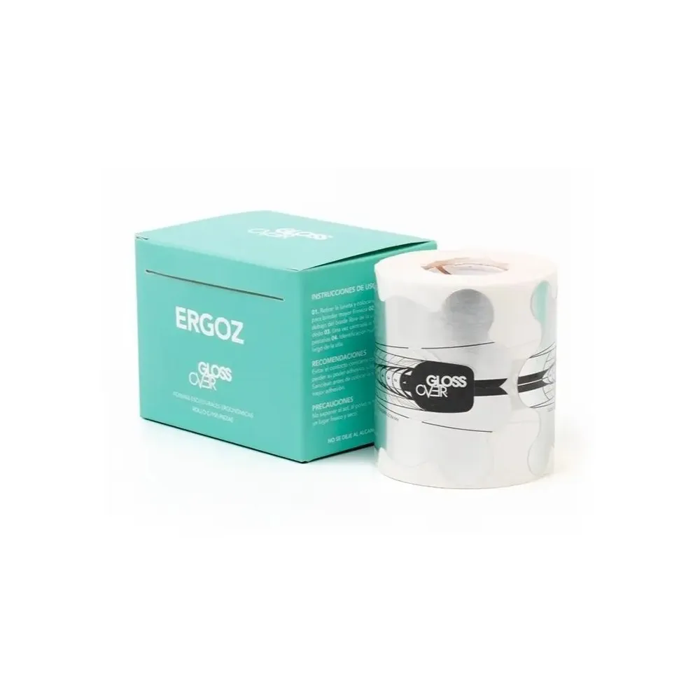 Formas Esculturales Uñas Gloss Over Ergoz, - Rollo 150 Pz