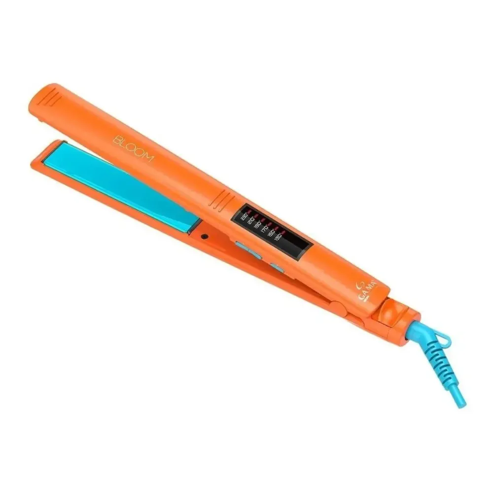 Plancha De Cabello Ga.ma Italy Bloom Elegance Led Naranja