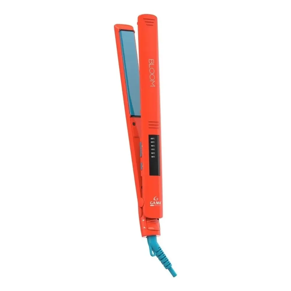 Plancha De Cabello Ga.ma Italy Bloom Elegance Led Naranja