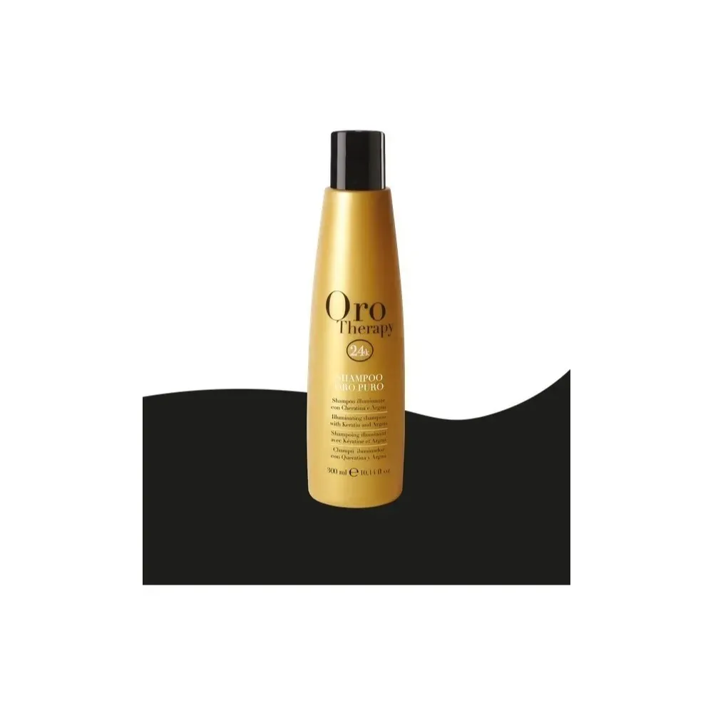 Shampoo Iluminador Con Keratina Oro Therapy Oro Puro 300ml