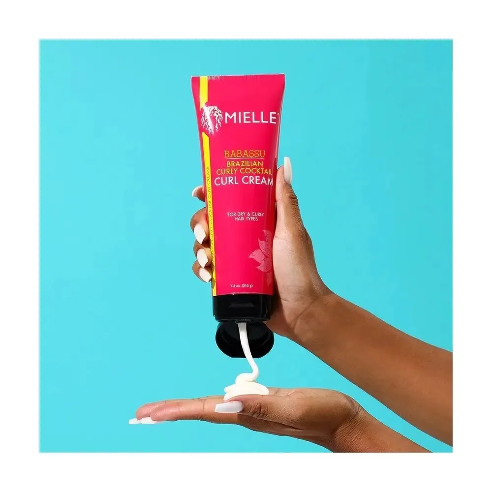 Crema Para Peinar Rizos Mielle Babassu Curl Cream 7.5 Oz