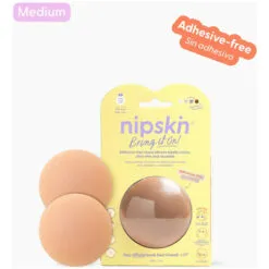Pezoneras De Silicona Sin Adhesivo Reutilizables, Nipskin Cappuccino M