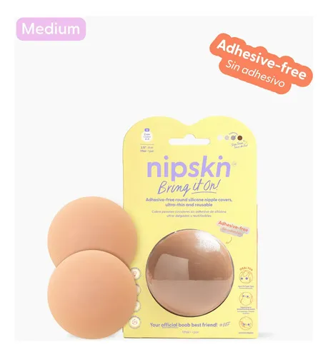 Pezoneras De Silicona Sin Adhesivo Reutilizables, Nipskin Cappuccino M