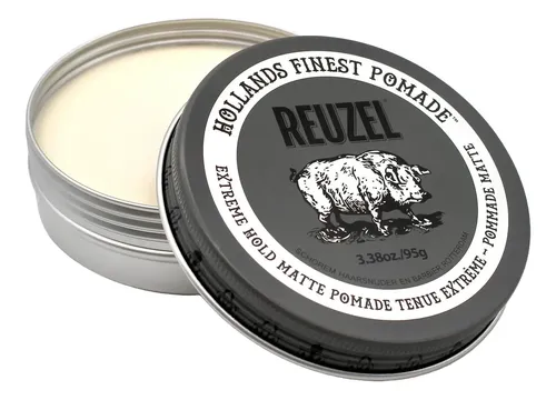 Pomada Reuzel Gris Mate Fijación Extrema 95g