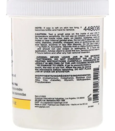 Cera Para Depilar Gigi Microwave Strip Free 226 Gr - Imagen 2