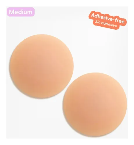 Pezoneras De Silicona Sin Adhesivo Reutilizables, Nipskin Cappuccino M - Imagen 2